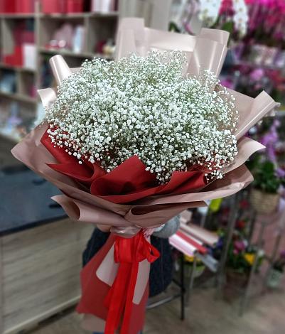 Букет цветов из: Гипсофила в Сергокале