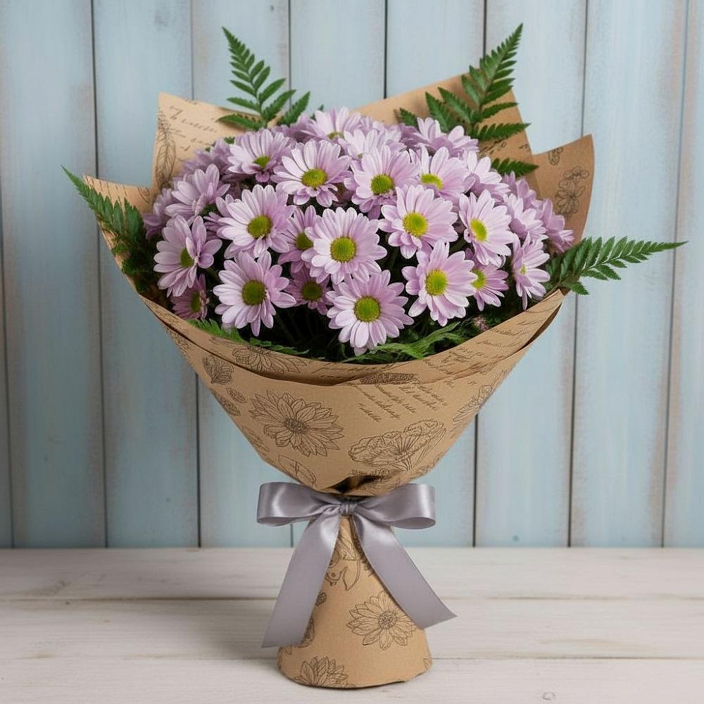 Букет цветов из: Хризантемы в Сергокале