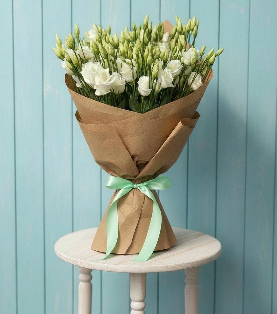 Букет цветов из: Лизиантусы в Сергокале