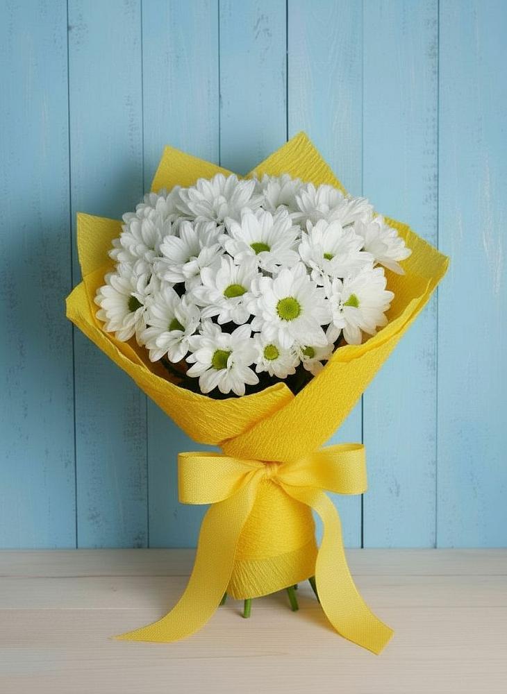 Букет цветов из: Хризантемы в Сергокале