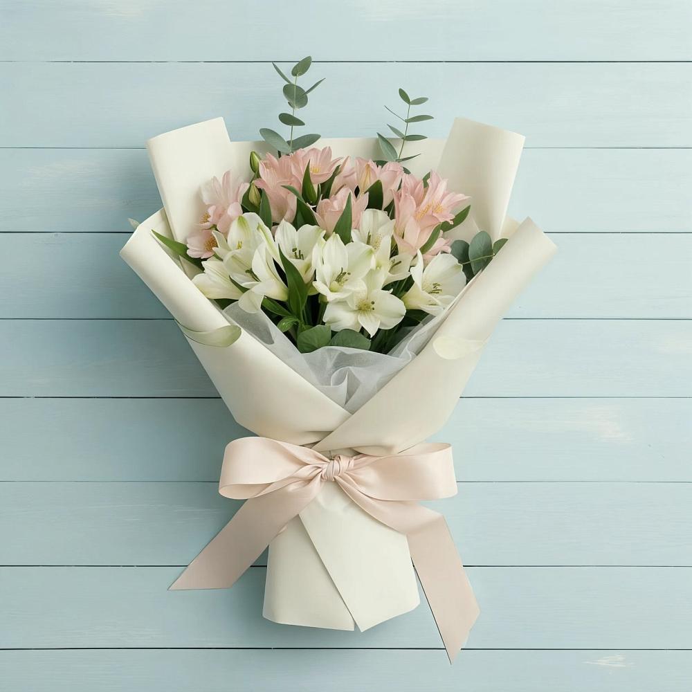 Букет цветов из: Альстромерии в Сергокале