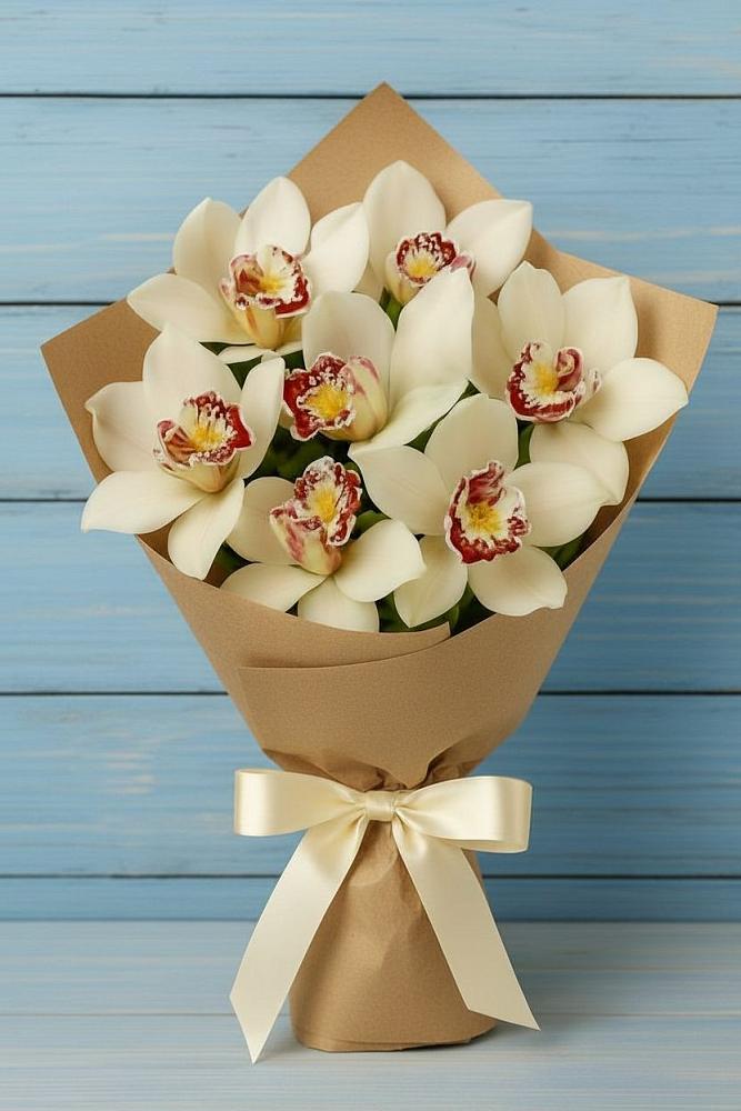 Букет цветов из: Орхидеи и Розы в Сергокале